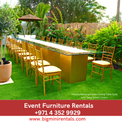 Gallery-Azzurra-Rectangular-Glass-Dining-Table-with-Golden Bases Rentals-gold-chivar
