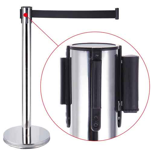 stanchion with belt