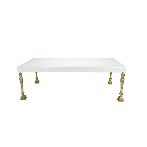 Avalon Wooden Dining Table Gold