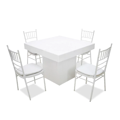 melanie-white-wooden-table-rental-with-white-chaivari-chairs-setup