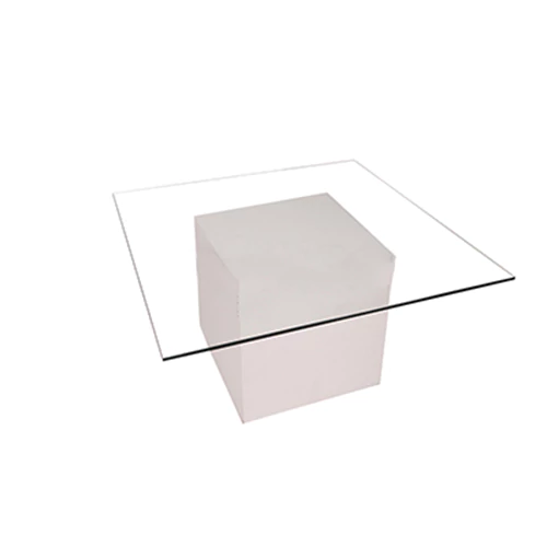 Stevelia Square Glass Top Coffee Table