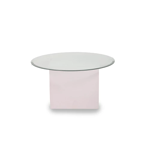 Stevelia Round Glass Top Coffee Table