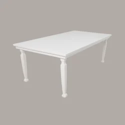 white-dining-wooden-elegant-table-rentals