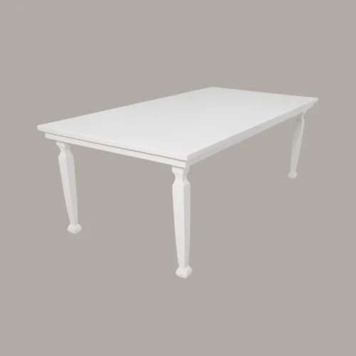 white-dining-wooden-elegant-table-rentals