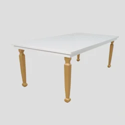 white-wooden-dining-vip-table-rental-bigmini