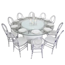 azzurra-round-glass-dining-table-with-dior-acrylic-chair-rental