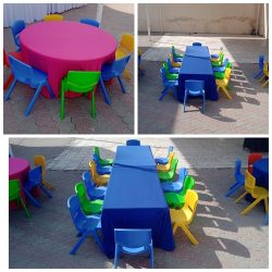 kids-chair-pink-orang-yellow-blue-tables