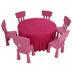 sedra-round-pink-kids-table-with-pink-kids-chairs-rental