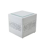 Casablanca-White-Square-side-table