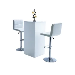 Melanie-high-pedestal-with-valeria-white-stool