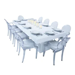 Melanie-rectangular-dining-table-with-acrylic-arm-dior-chair