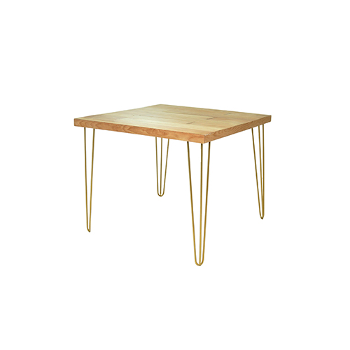 Anya Square Dining Table Gold