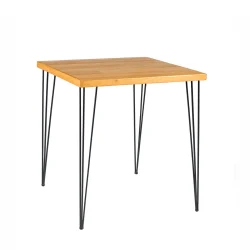 Isadora Square Rustic Top Cocktail Table