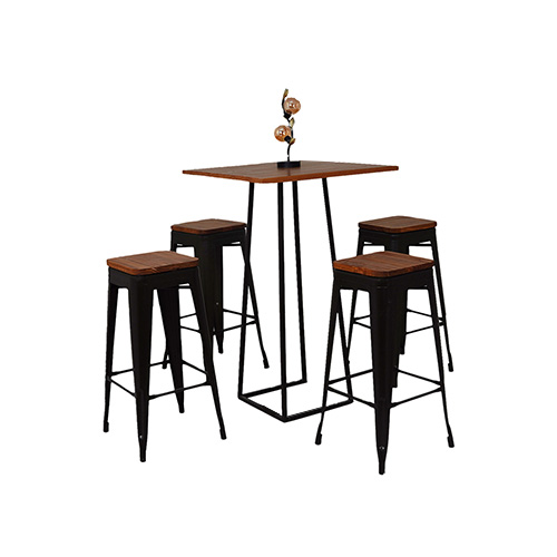 Linea Square Cocktail Table Brown
