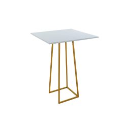 Linea Square Cocktail Table Gold