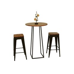 linea-round-cocktail-table-brown-black-setup