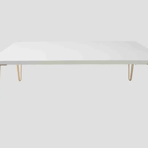 Isadora-Rectangle-White-Table-and-Golden-Legs-Rental Isadora-Rectangle-White-Table-and-Golden-Legs-Rental