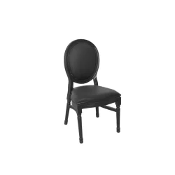 Black Dior Wooden Dining Chair Rentals