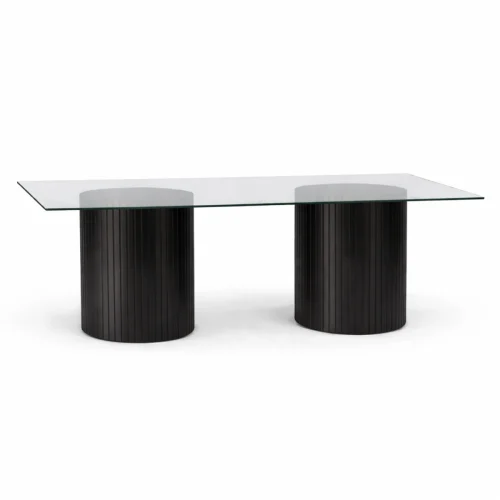 Cora-black-Base-240x-120cm-Glass-Top-Dining-Table-rental-rentra (1) Cora-black-Base-240x-120cm-Glass-Top-Dining-Table-rental-rentra (1)